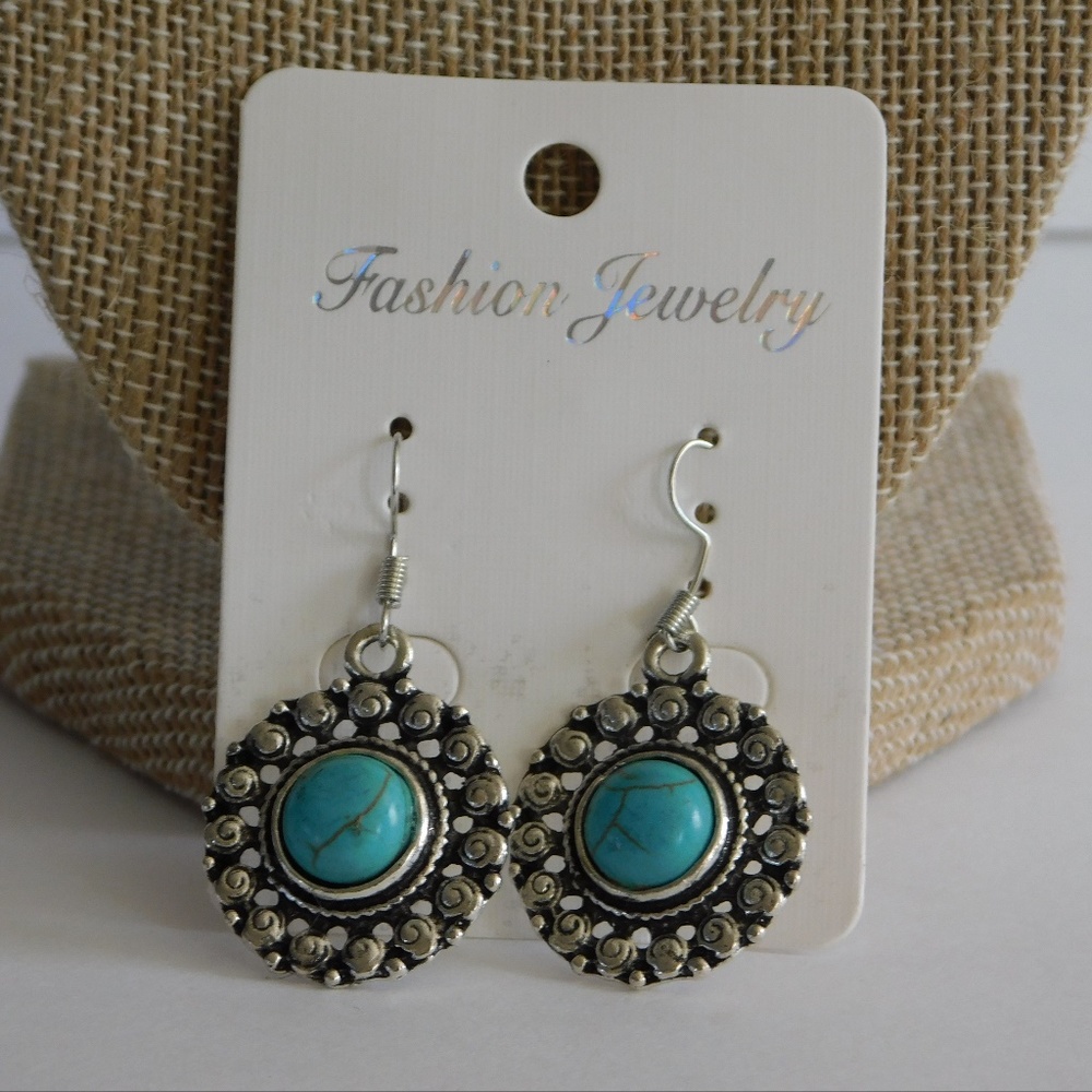 Fashion Jewelry Tibetan Silver Vintage Turquoise